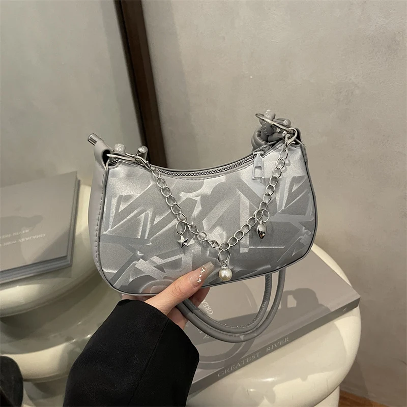 Chic Kettenakzent Handtasche