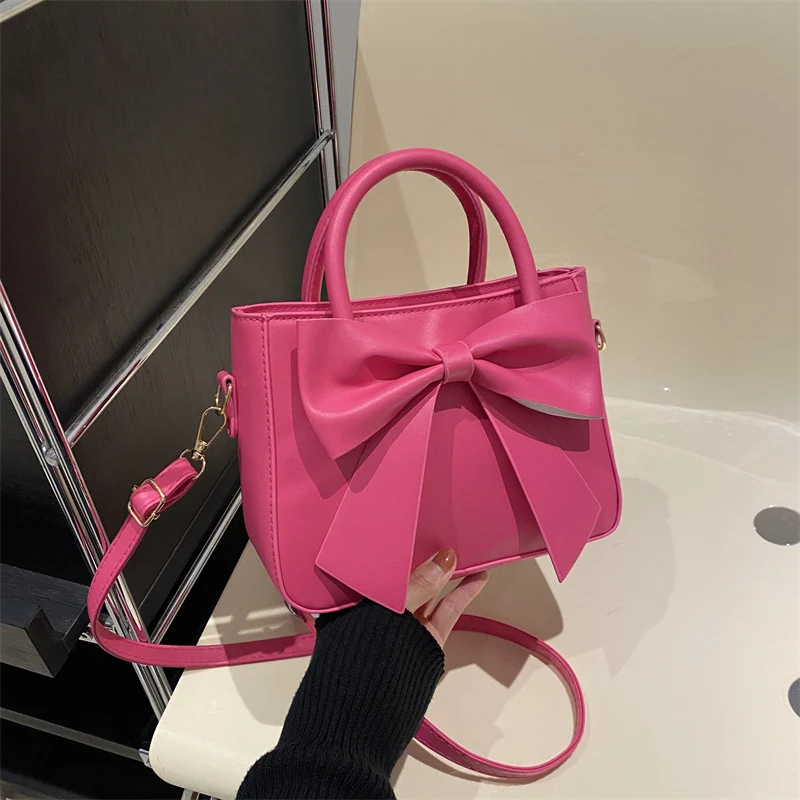 Chic Bow-Akzent Handtasche