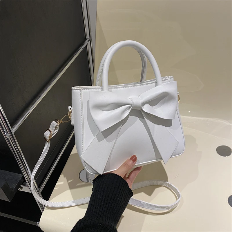 Chic Bow-Akzent Handtasche