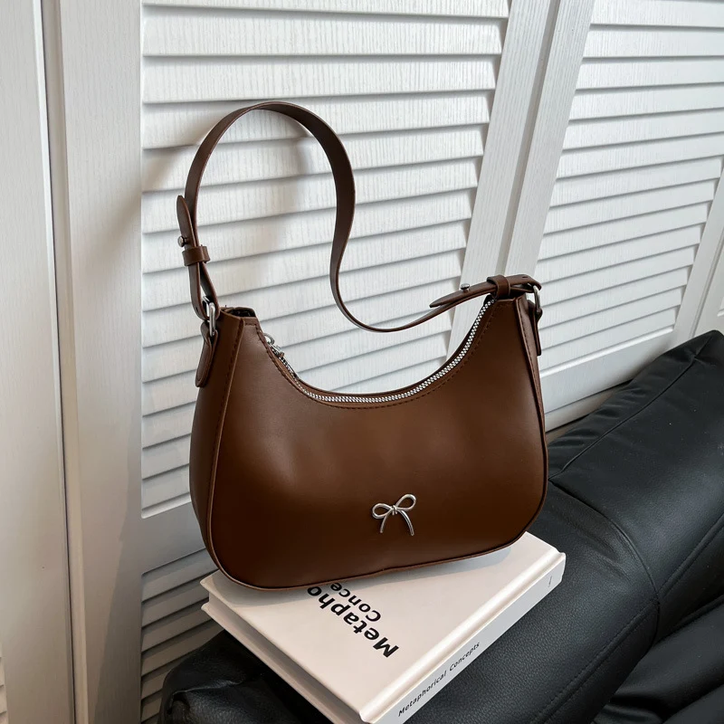 Chic Schleife-Akzent Handtasche
