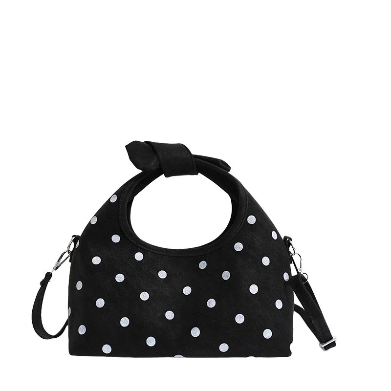 Charmante Punktmuster Handtasche