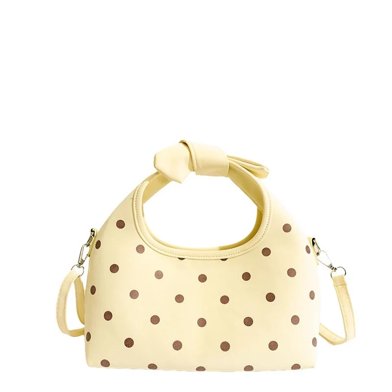 Charmante Punktmuster Handtasche