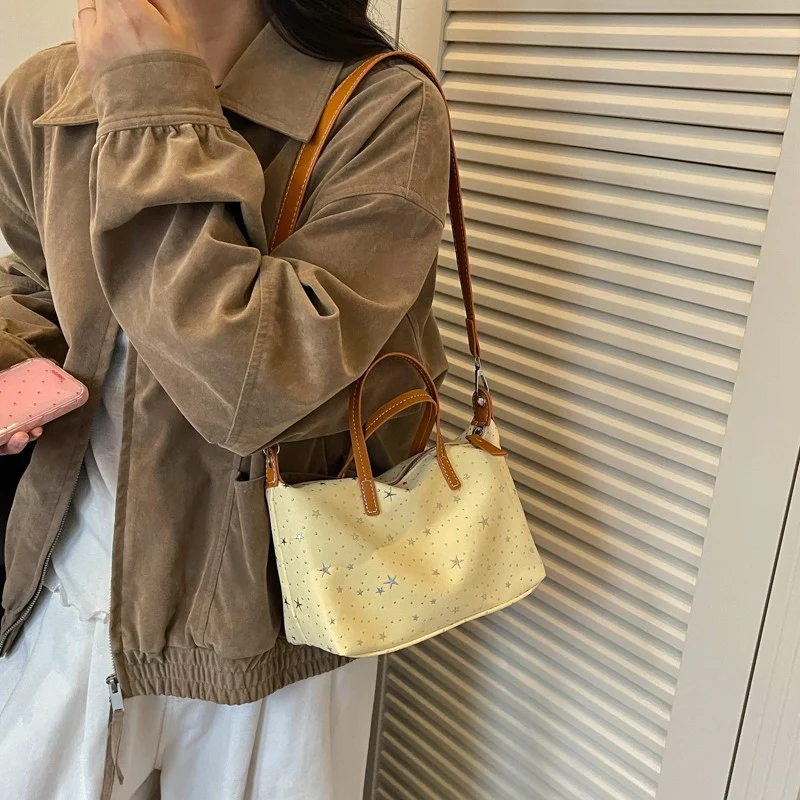 Künstlerische Stern-Druck-Handtasche