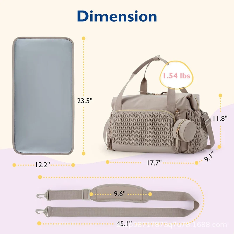 Stylische Mehrfach-Taschen Reise-Duffel-Tasche Karnz