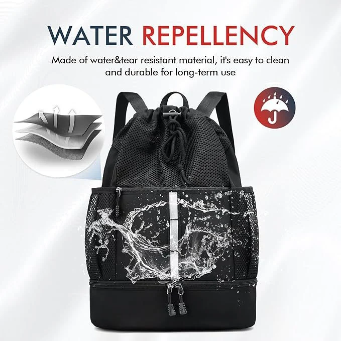 Erweiterbarer Mesh-Gym-Rucksack Karnz
