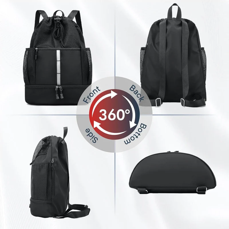 Erweiterbarer Mesh-Gym-Rucksack Karnz