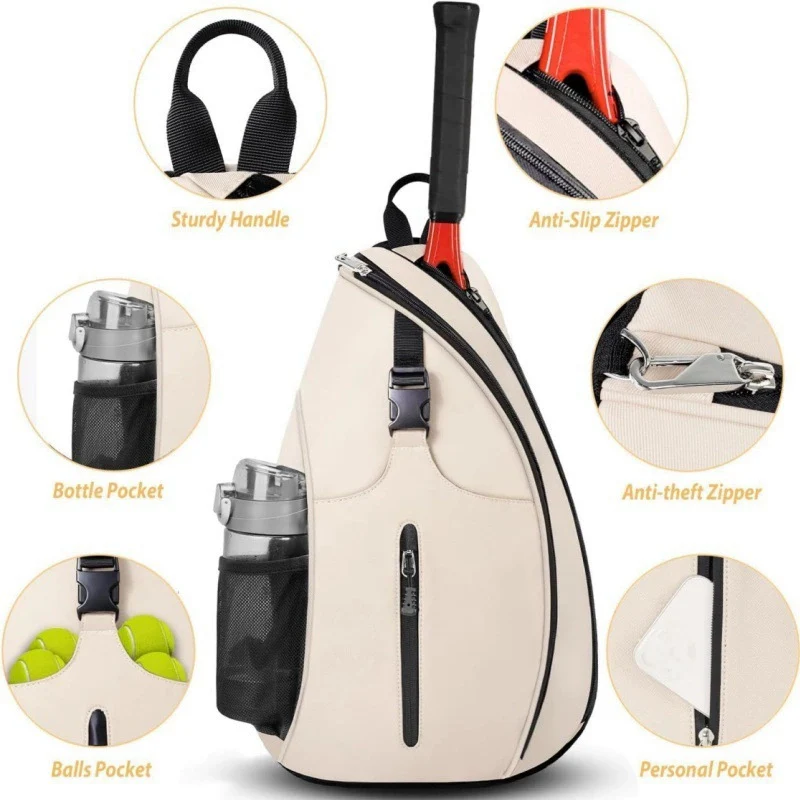 Ergonomischer Tennis Gear Sling Backpack Karnz