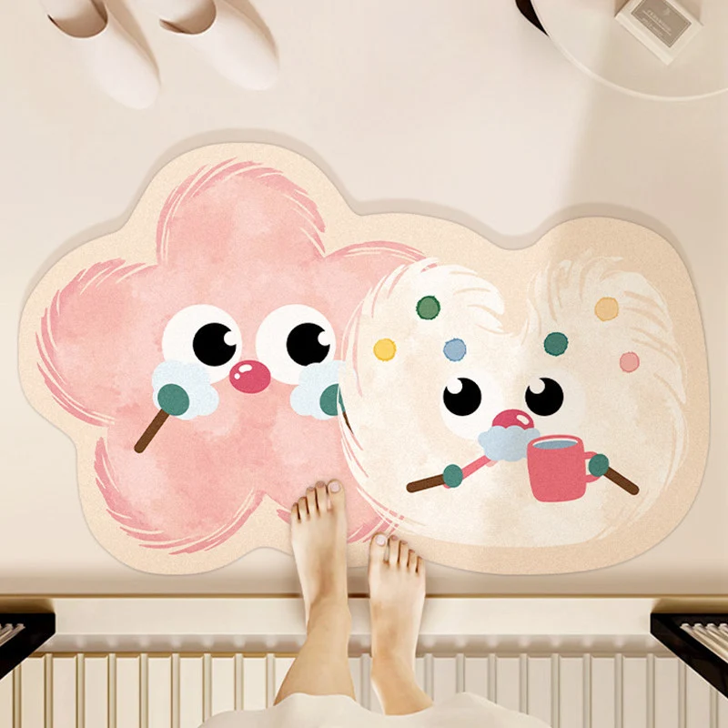 Verspielt Cartoon Blob Badevorleger