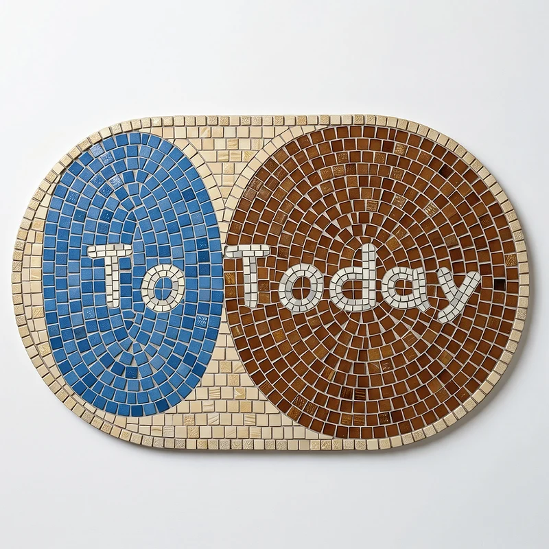 Mosaik Willkommensmatte