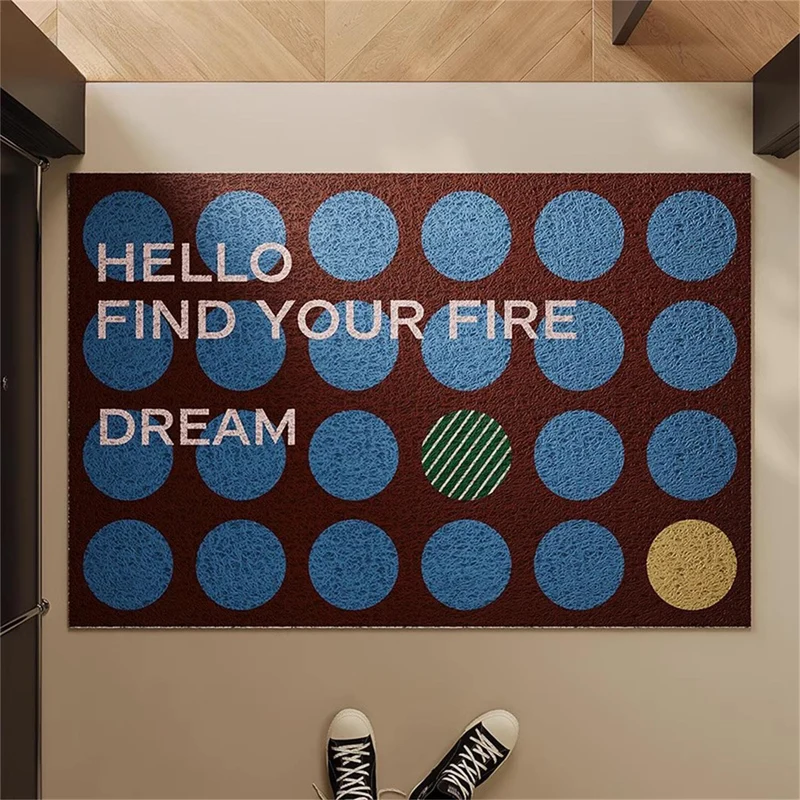 Inspirierender Türmatte