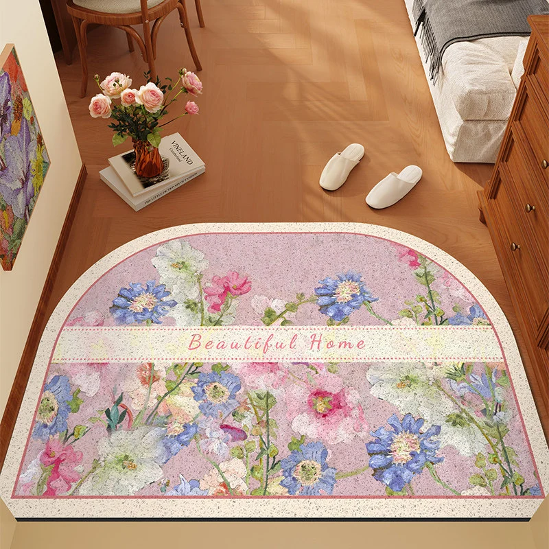 Florales Themen-Teppich