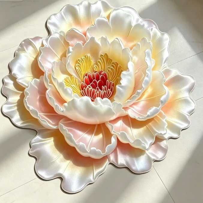 Floral Shape Badematte