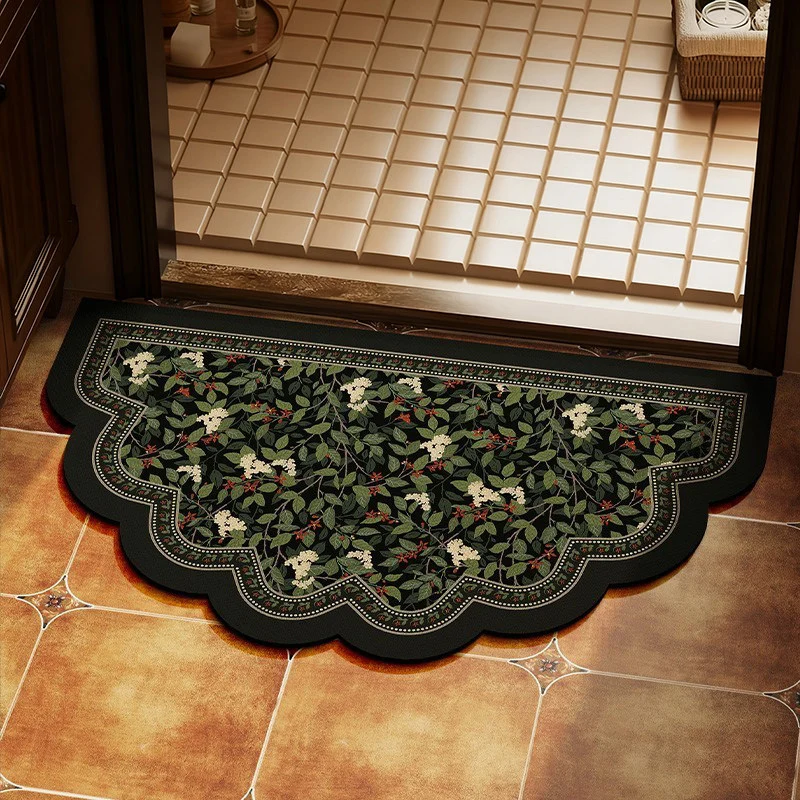 Elegante florale Design-Bereichsmatte