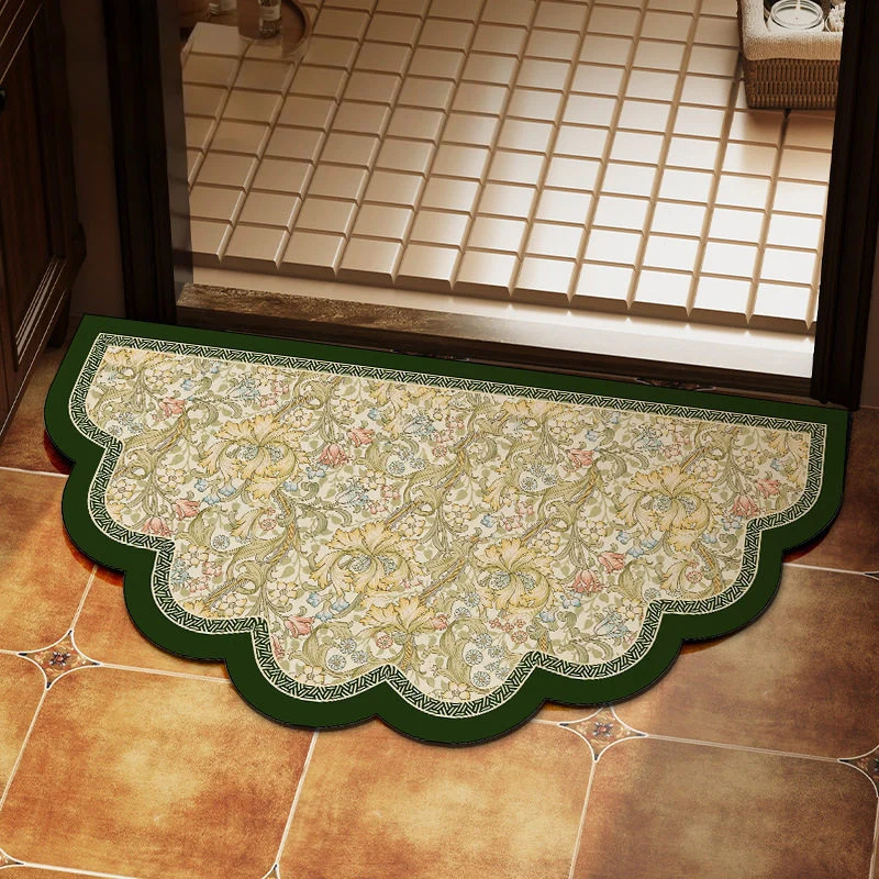 Elegante florale Design-Bereichsmatte