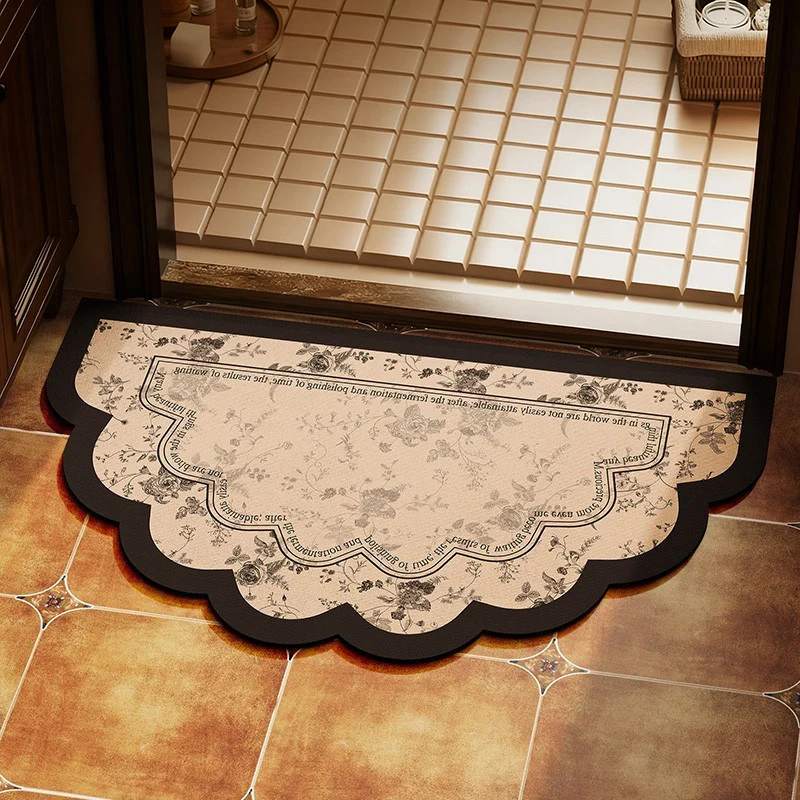 Elegante florale Design-Bereichsmatte