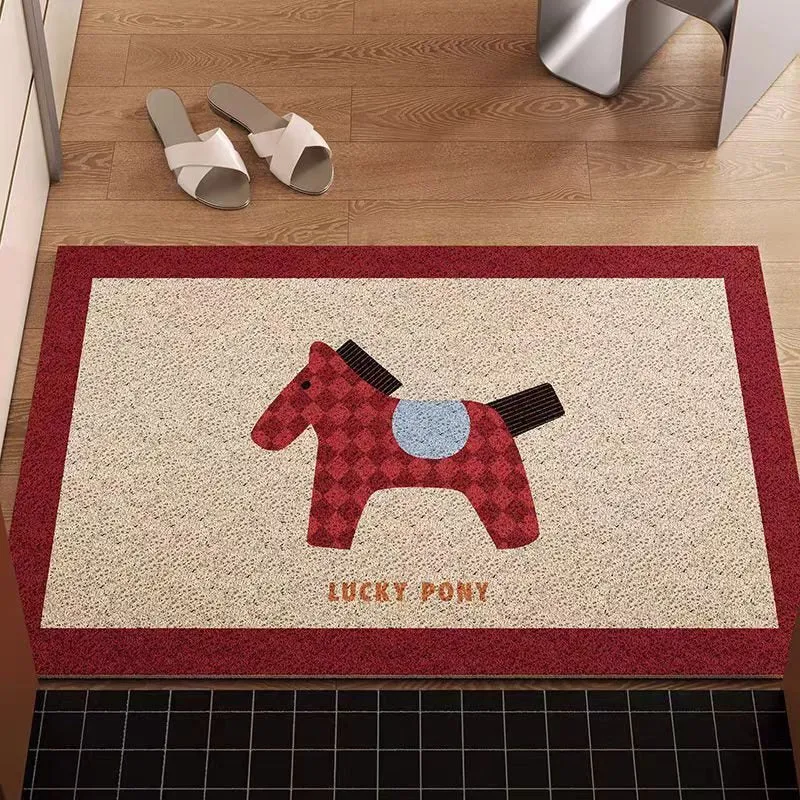 Dekorative Pony-Themen Eingangsmatte