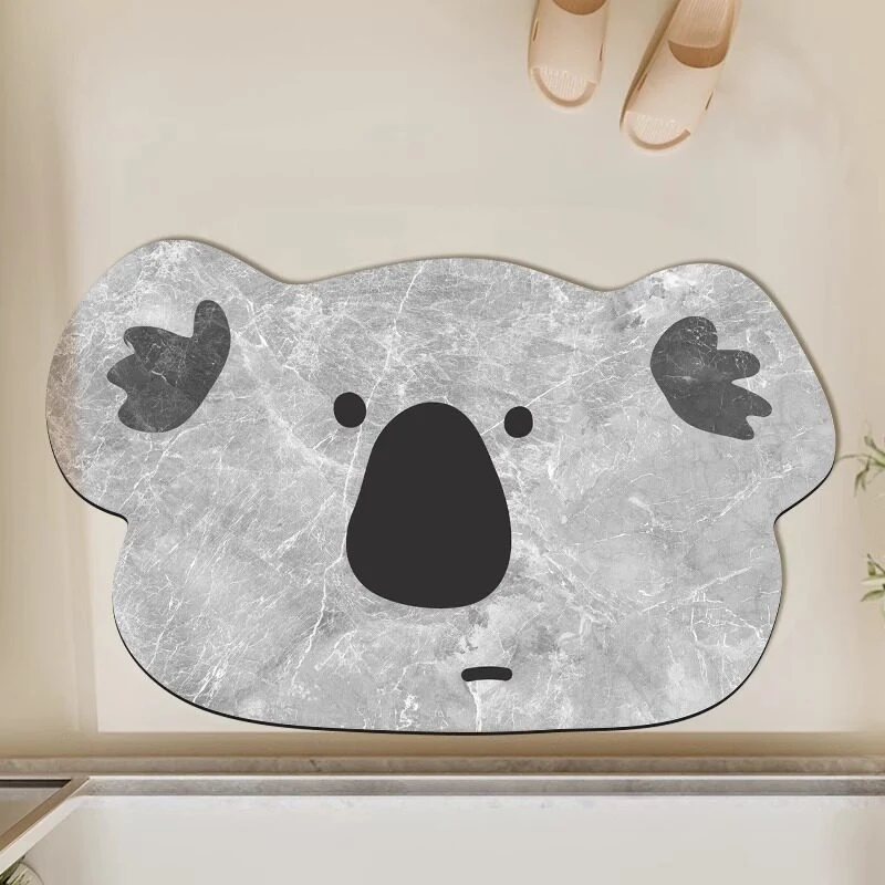 Niedlicher tierisches Badezimmerteppich