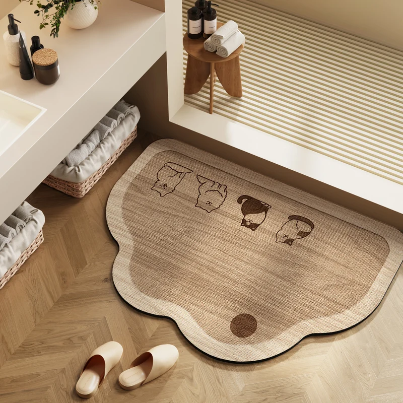 Stylische Badezimmermatte für moderne Innenräume