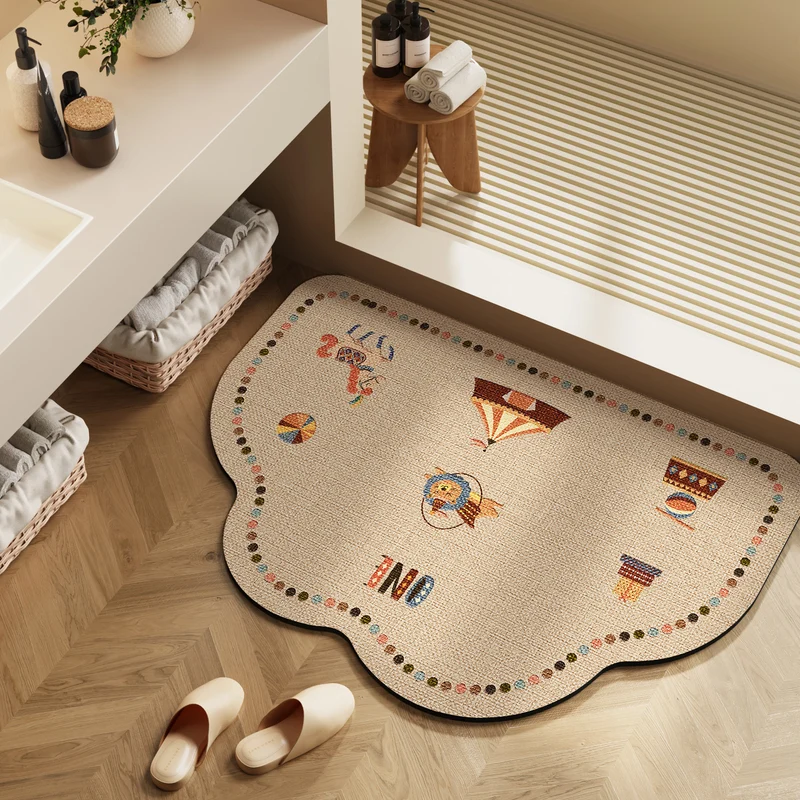 Stylische Badezimmermatte für moderne Innenräume
