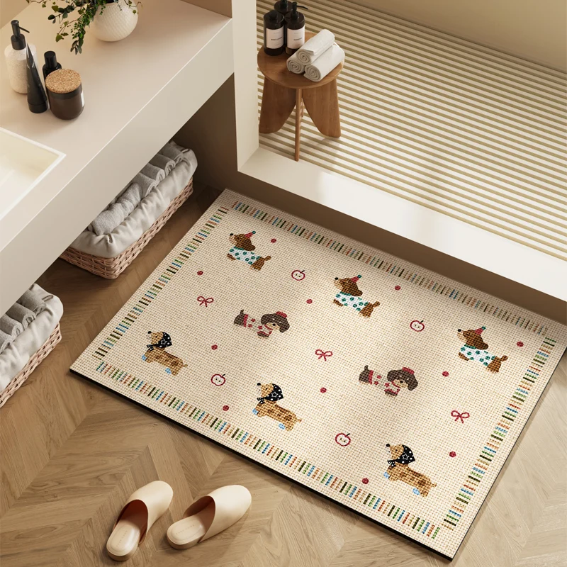 Stylische Badezimmermatte für moderne Innenräume