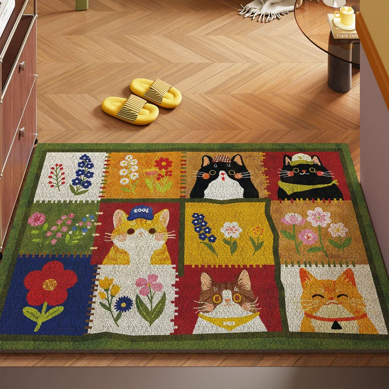 Künstlerische Katzenmotiv-Bereichsmatte