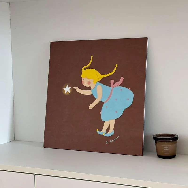 Verspielt Sternen Kinder Wandkunst