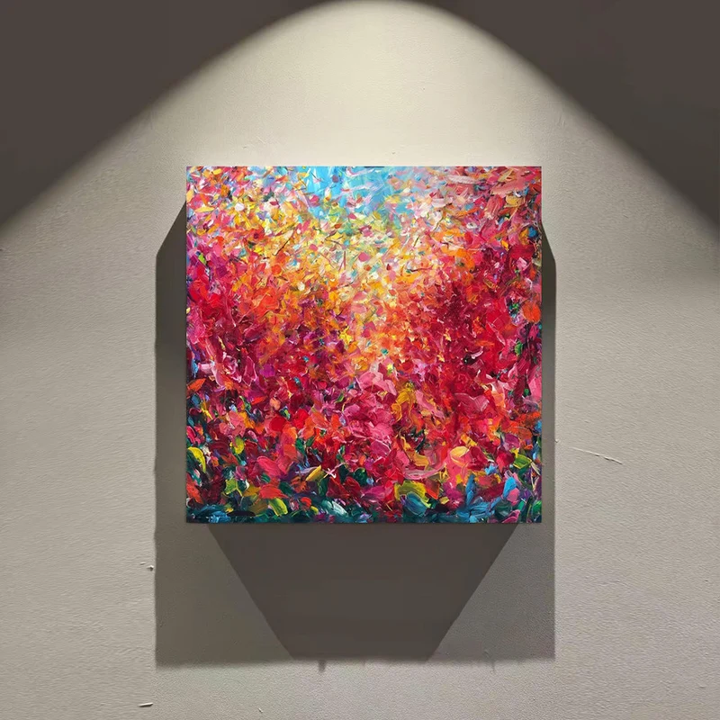 Vibrante von der Natur inspirierte Leinwand Wandkunst