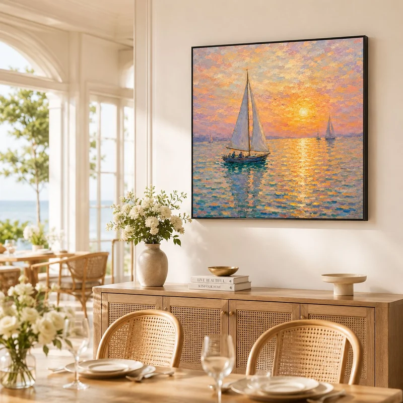 Seascape Acryl Leinwand Kunstwerk