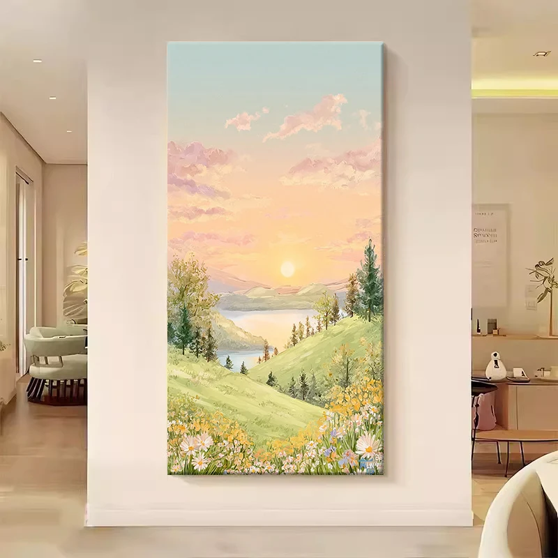 Szenische Landschaft Leinwand Kunstdruck