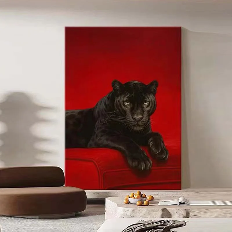 Panther-Themen Leinwand Wandkunst