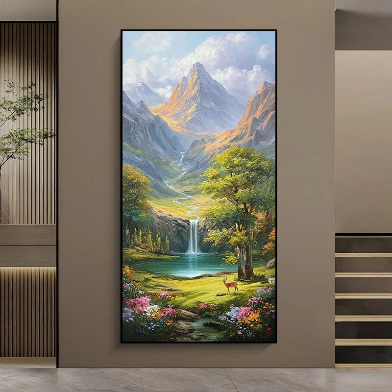 Natur-inspirierte Landschafts-Leinwandkunst