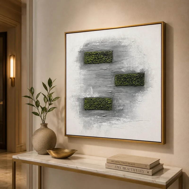 Moderne Texturierte Abstrakte Wandkunst