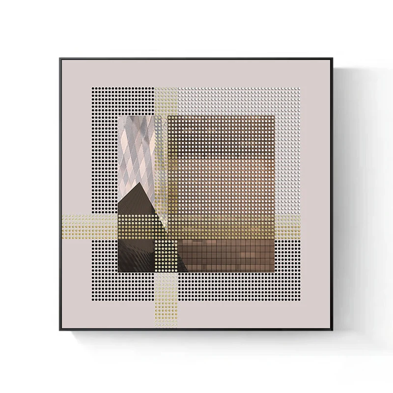 Moderne geometrische Wandkunst Druck