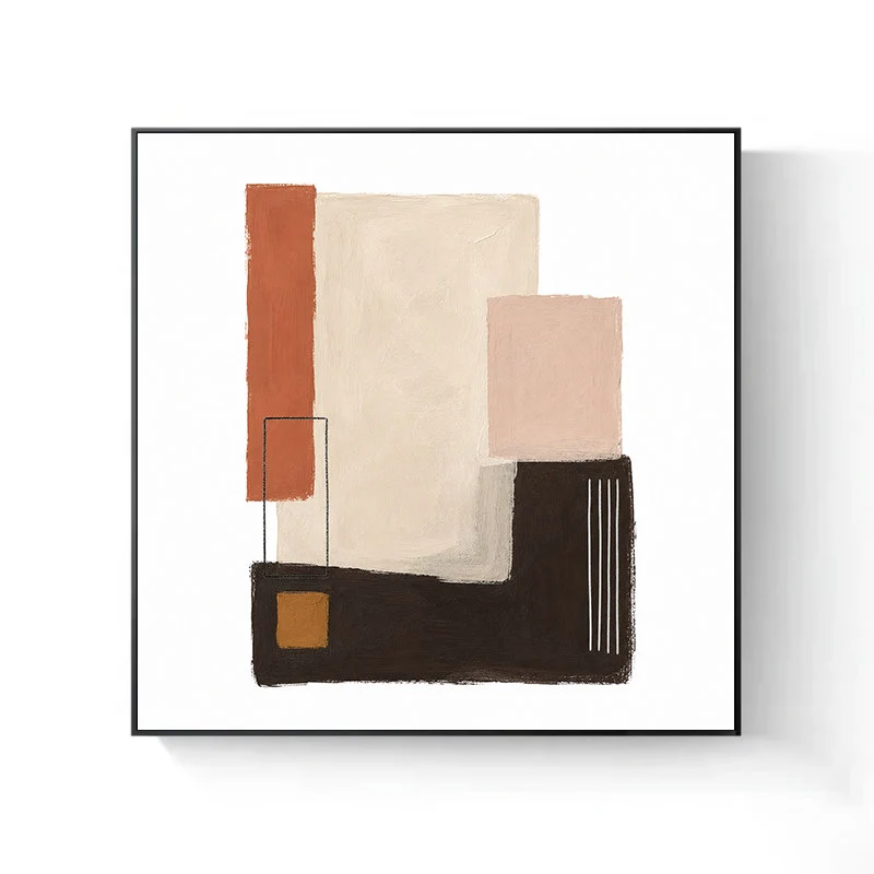 Moderne geometrische Leinwandwandkunst