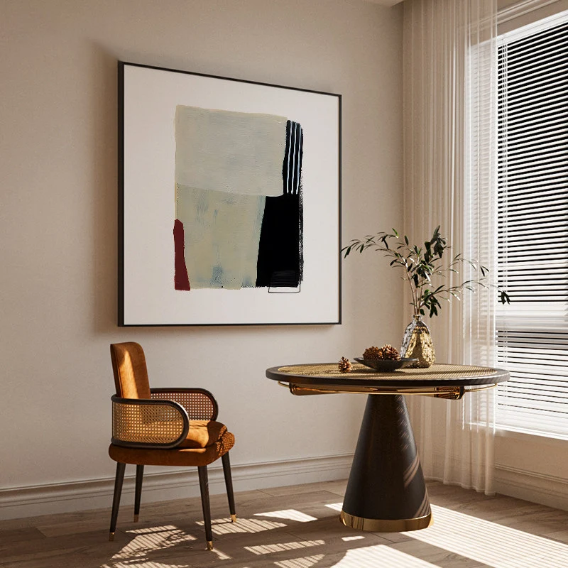 Moderne geometrische Leinwandwandkunst