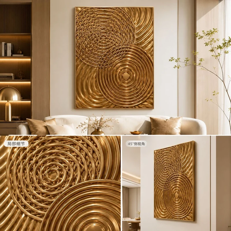 Modern Dekorative Wandpaneel Kunst