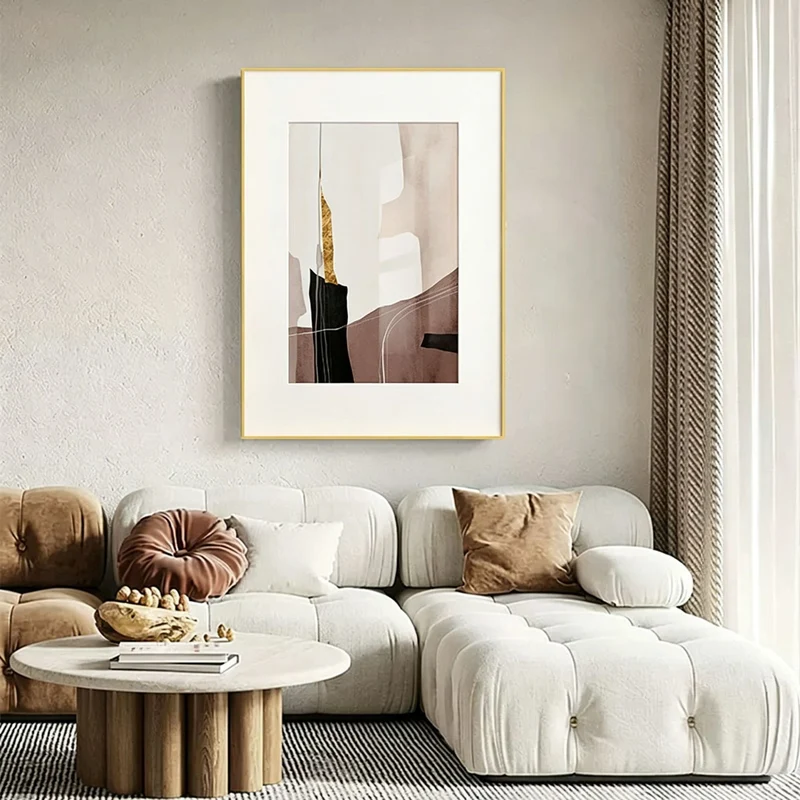 Moderne abstrakte gerahmte Wandkunst