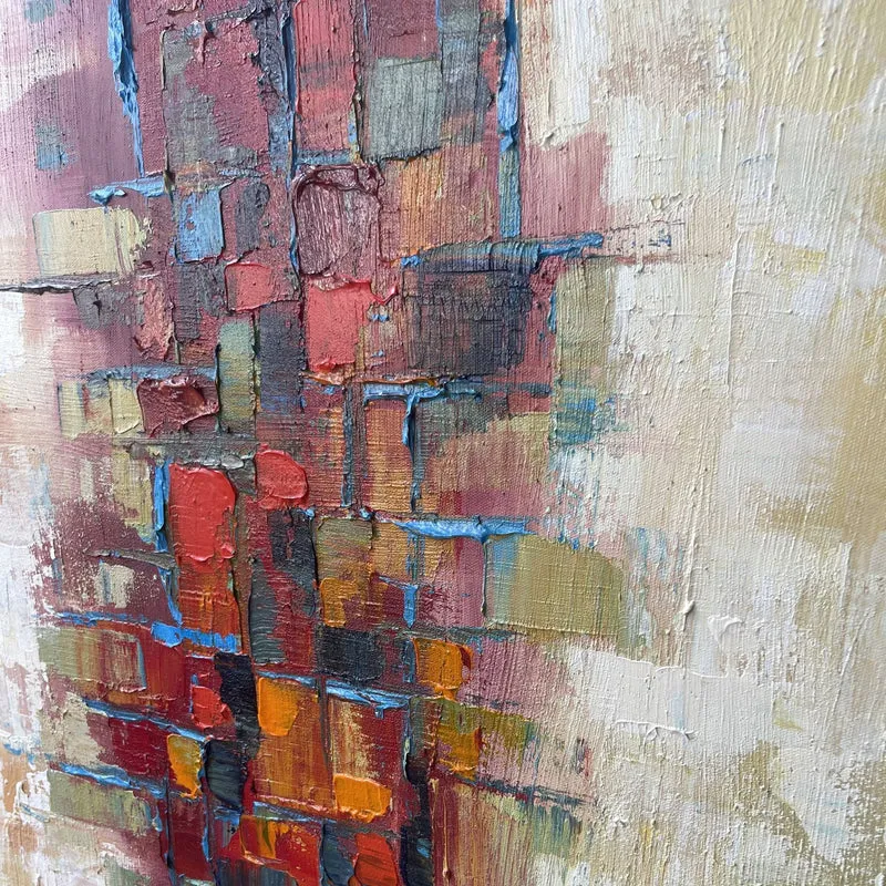 Moderne abstrakte gerahmte Leinwandkunst