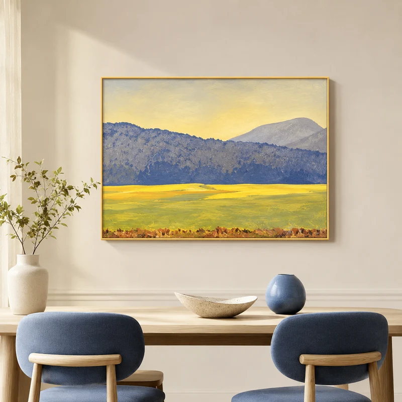 Berglandschaft-Leinwand-Wandkunst für Innenräume