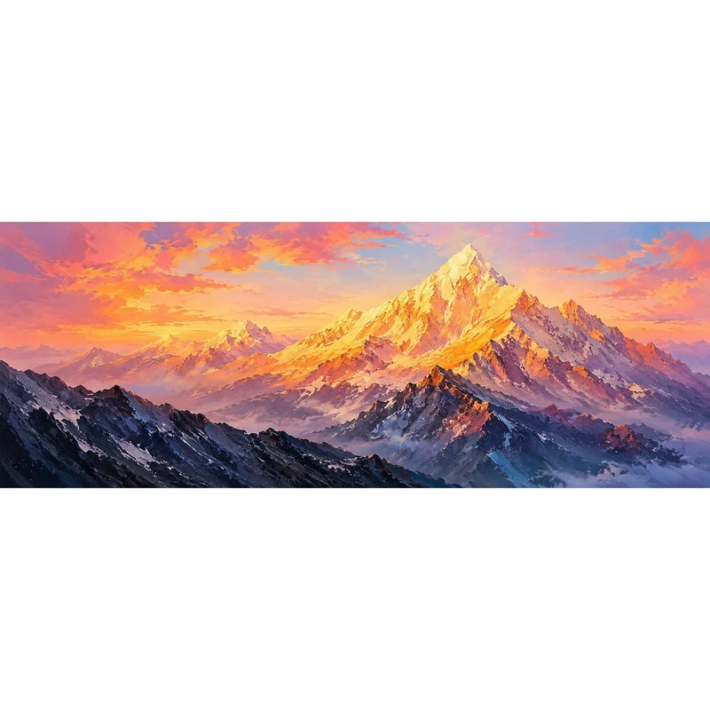 Szenerische Berglandschaft Leinwandkunst für Innenräume