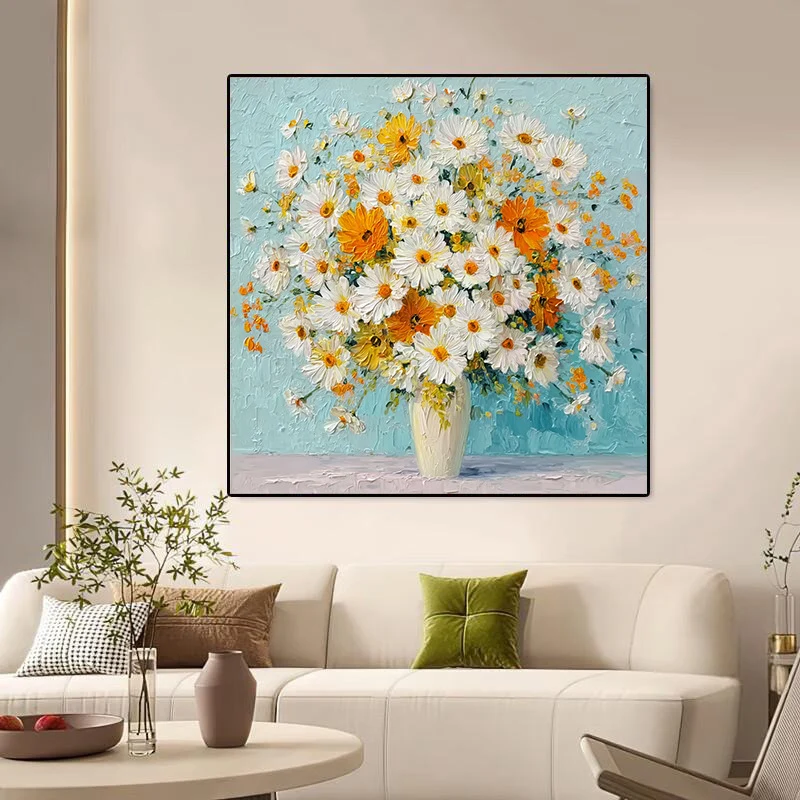 Floral Dekorative Leinwand Wandkunst