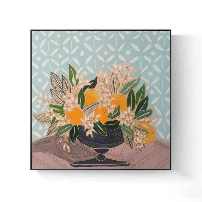 Florale dekorative Leinwandkunst