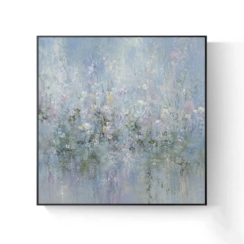 Florale abstrakte Wandkunst