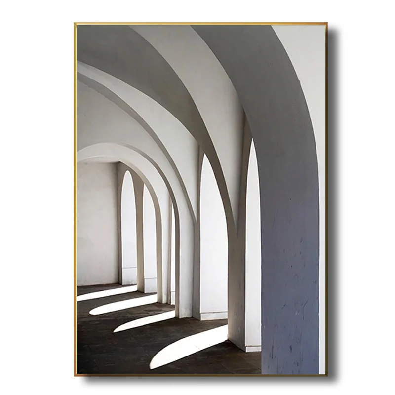 Elegante Architektonische Leinwanddruck