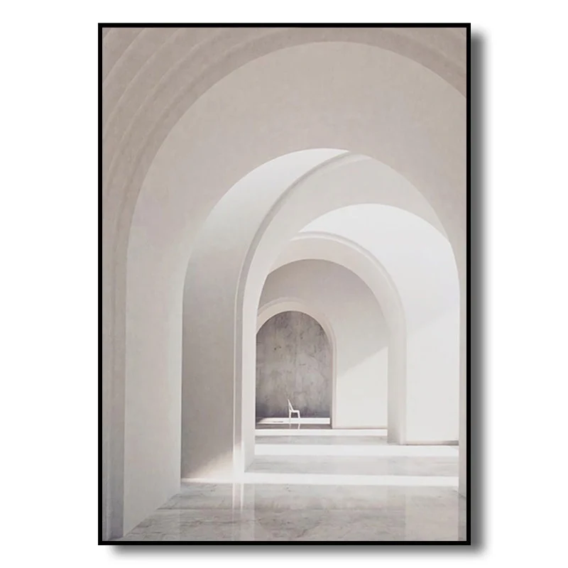 Elegante Architektonische Leinwanddruck
