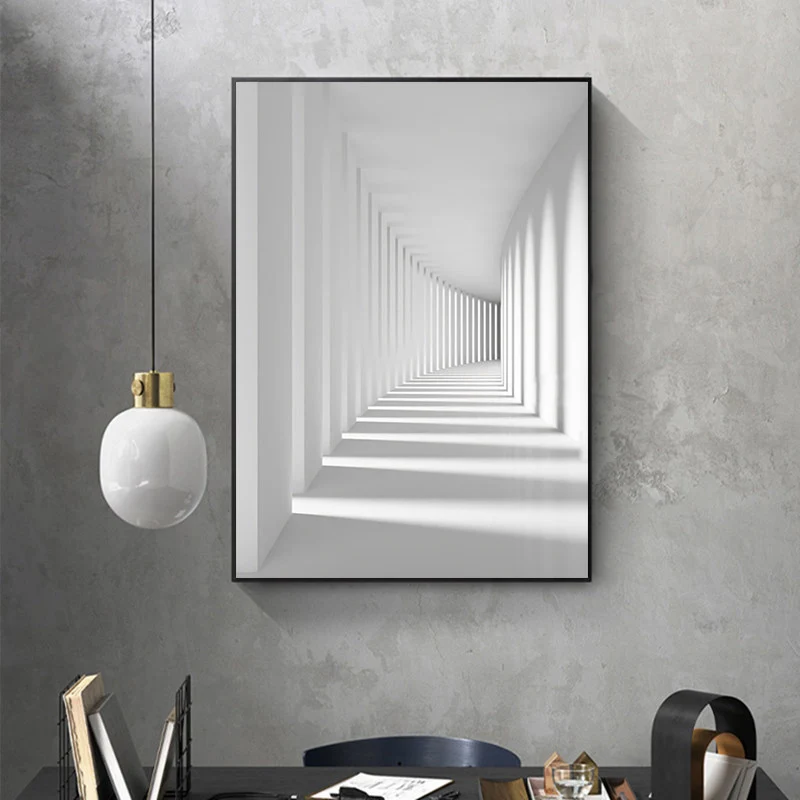 Elegante Architektonische Leinwanddruck