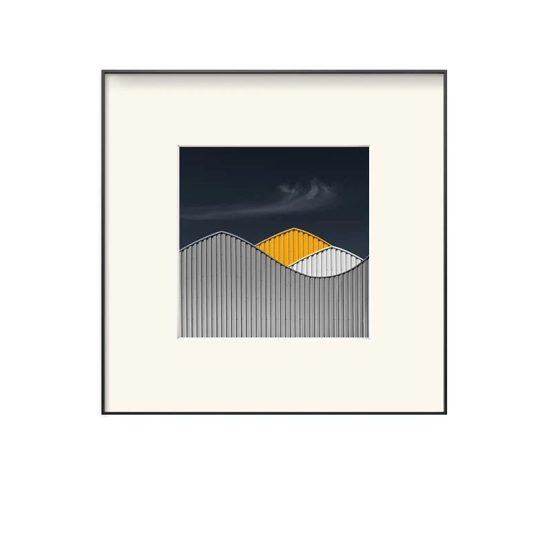 Dekorative geometrische Wandkunst