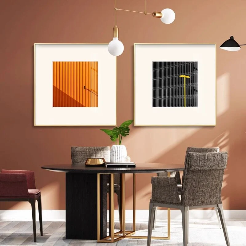 Dekorative geometrische Wandkunst