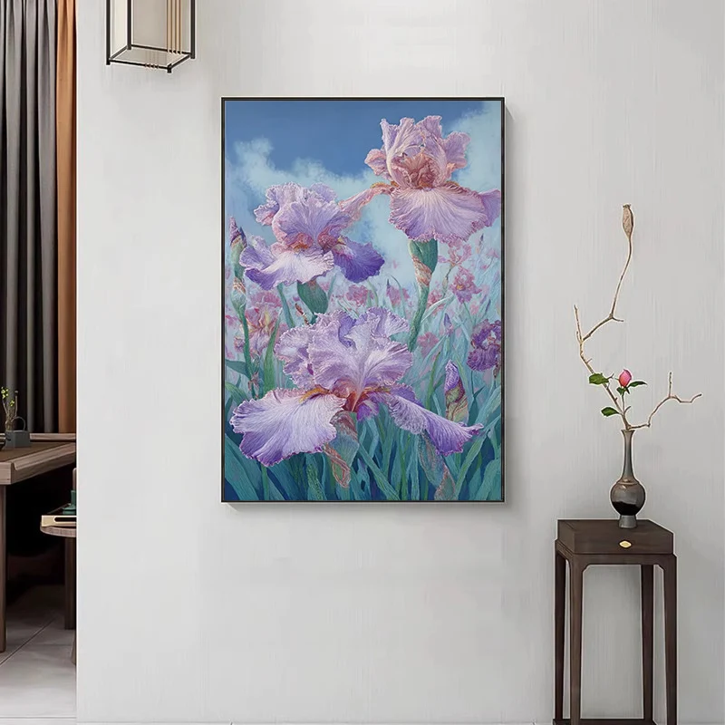 Dekorative florale Wandkunst