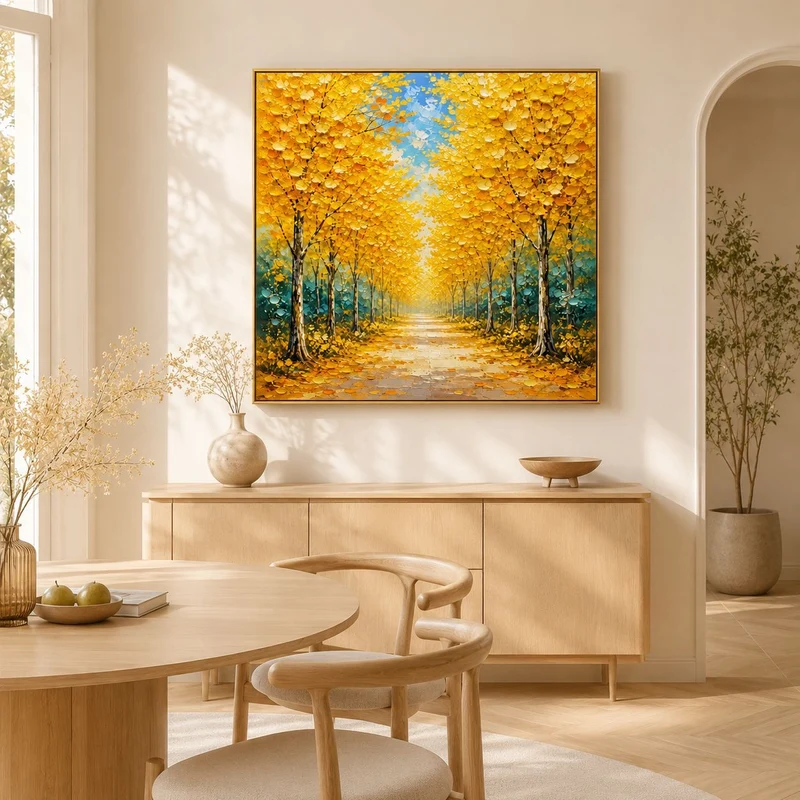Herbstlandschaft Ölmalerei